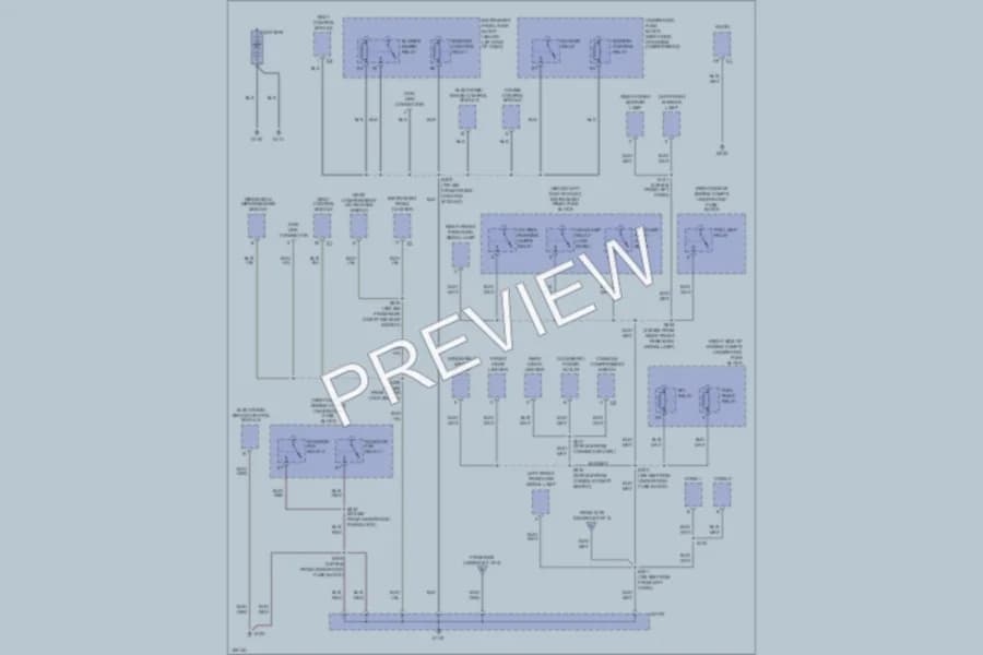 2004 Pontiac GTO Ground Distribution wiring diagram preview