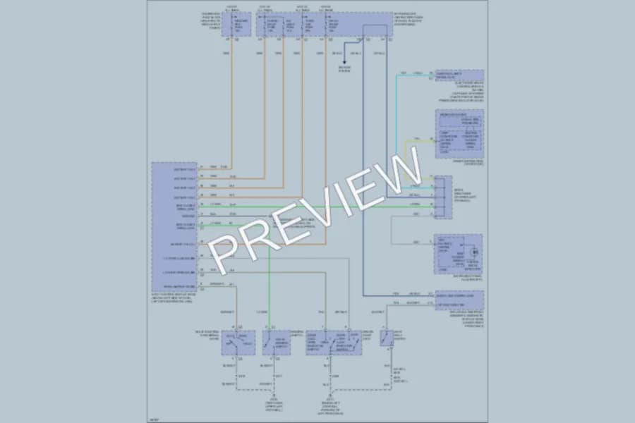 2004 Pontiac GrandPrix Warning Systems wiring diagram preview