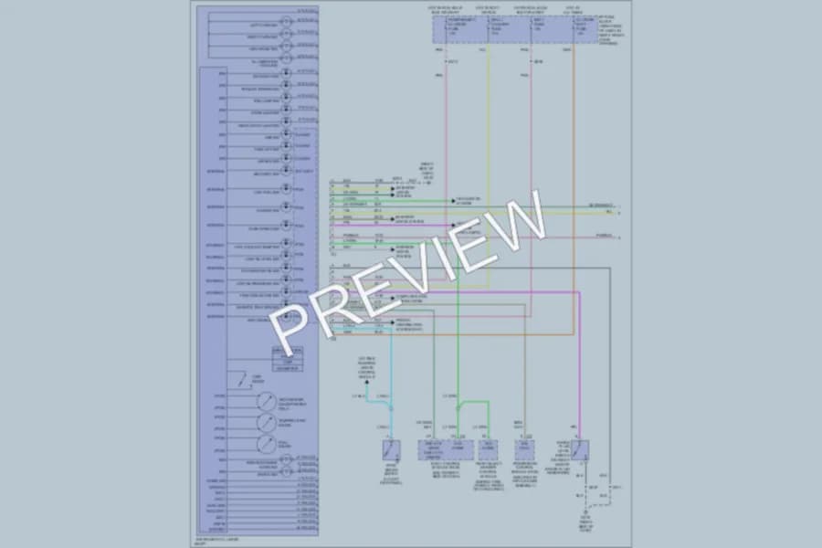 2004 Pontiac Montana Instrument Cluster wiring diagram preview