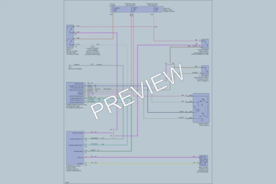 2004 Pontiac Sunfire Cruise Control wiring diagram preview