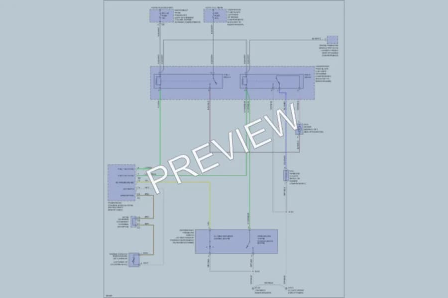 2004 Pontiac Vibe Cooling Fan wiring diagram preview
