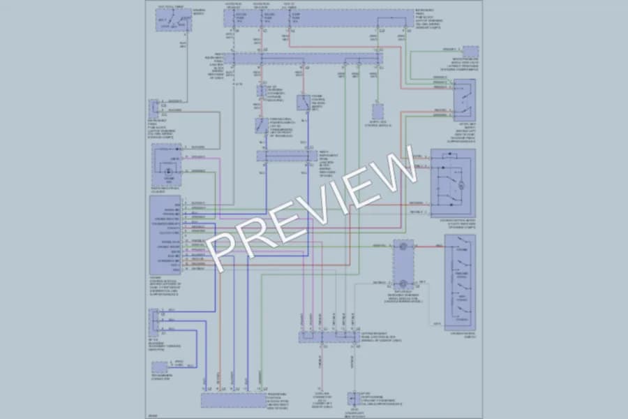 2004 Pontiac Vibe Cruise Control wiring diagram preview