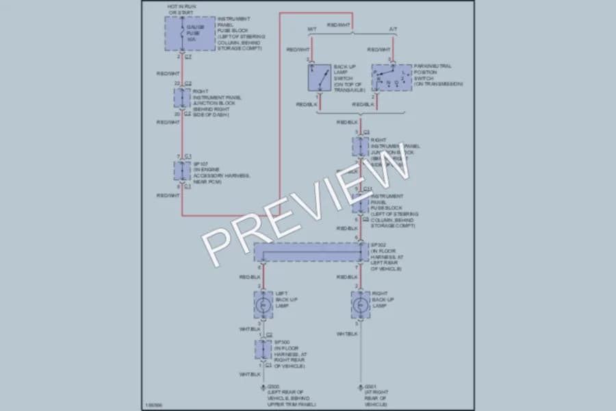 2004 Pontiac Vibe Exterior Lights wiring diagram preview