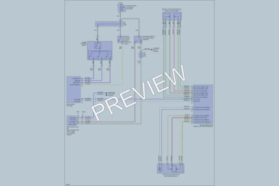 2004 Porsche 911 Cruise Control wiring diagram preview
