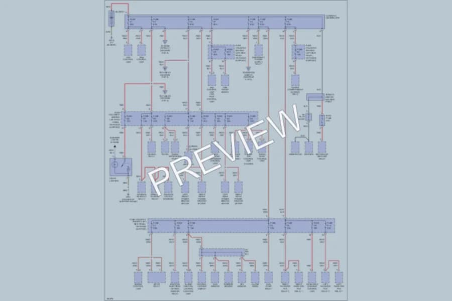 2004 Porsche 911 Power Distribution wiring diagram preview