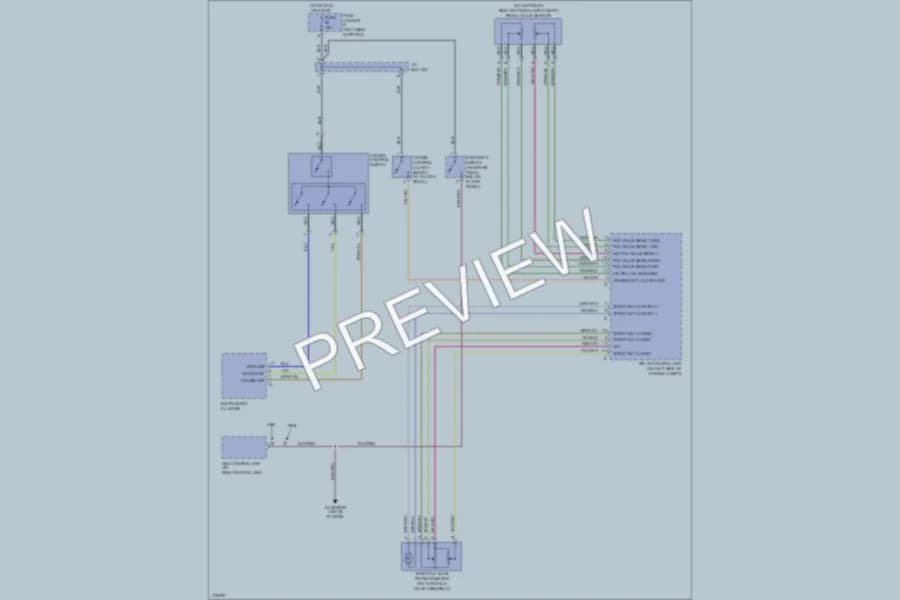2004 Porsche Boxster Cruise Control wiring diagram preview