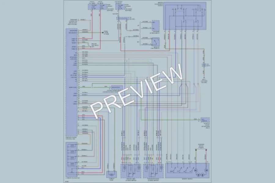2004 Porsche Boxster Memory Systems wiring diagram preview