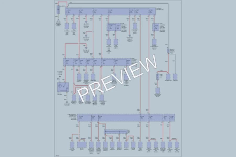 2004 Porsche Boxster Power Distribution wiring diagram preview