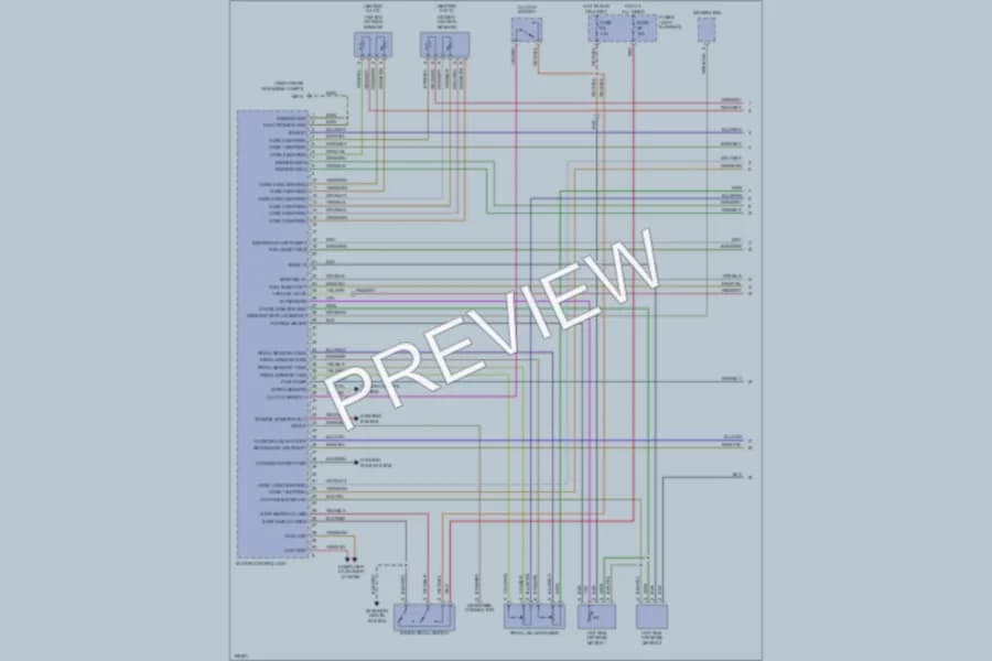 2004 Porsche Cayenne Engine Performance wiring diagram preview