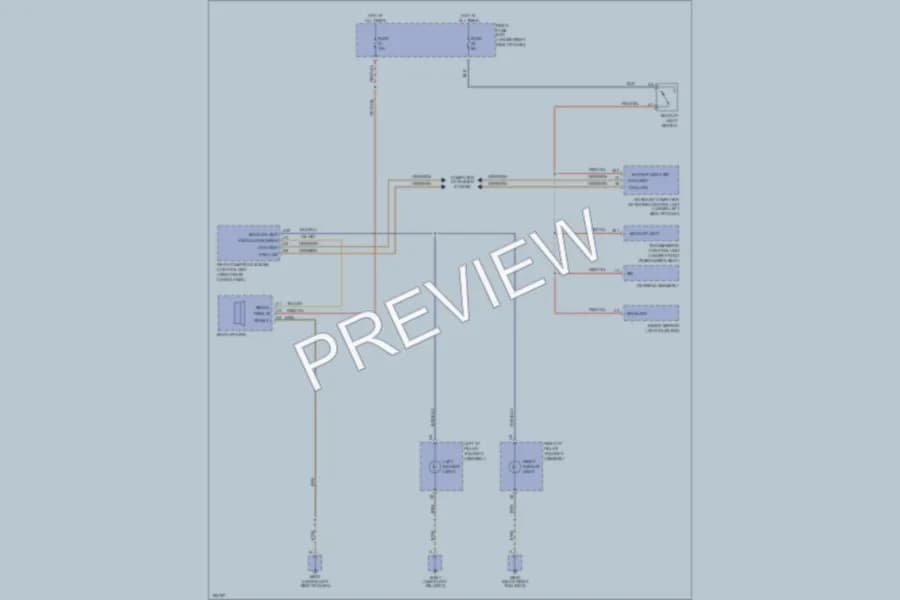 2004 Porsche Cayenne Exterior Lights wiring diagram preview