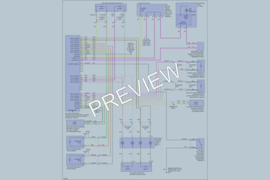 2004 Saturn ION2 Supplemental Restraints wiring diagram preview