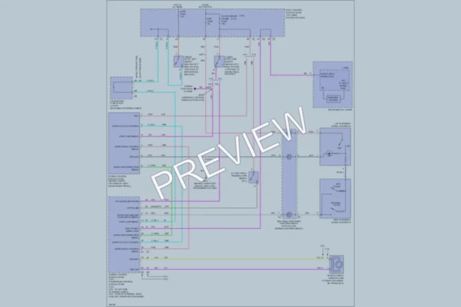 2004 Saturn ION3 Cruise Control wiring diagram preview