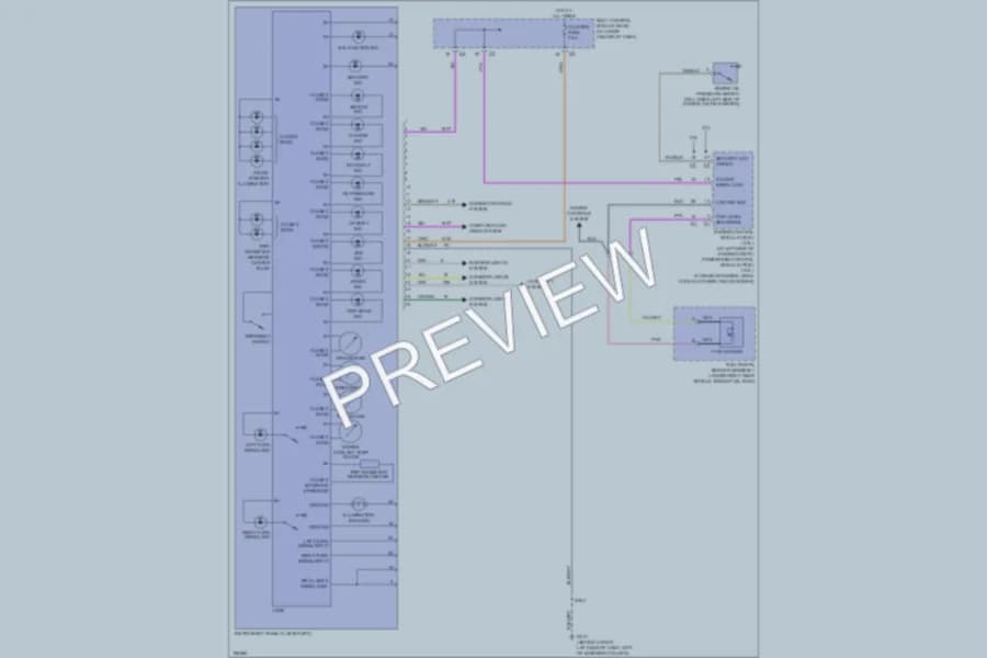 2004 Saturn ION3 Instrument Cluster wiring diagram preview