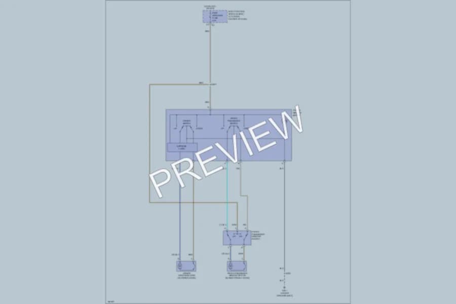 2004 Saturn ION3 Power Windows wiring diagram preview