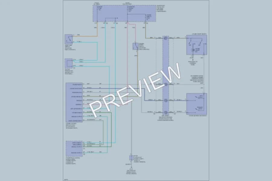 2004 Saturn L3002 Cruise Control wiring diagram preview