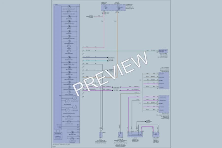 2004 Saturn L3002 Instrument Cluster wiring diagram preview