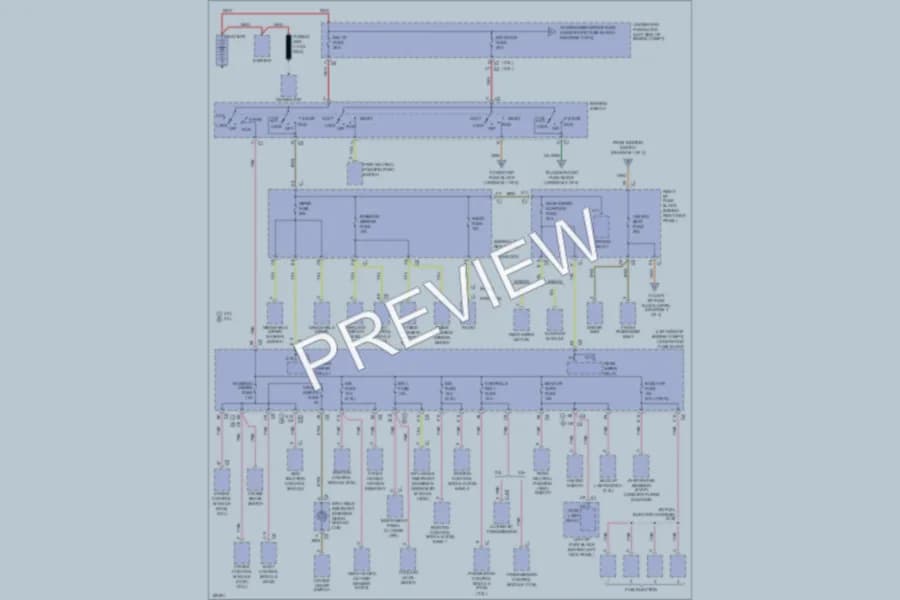 2004 Saturn L3003 Power Distribution wiring diagram preview