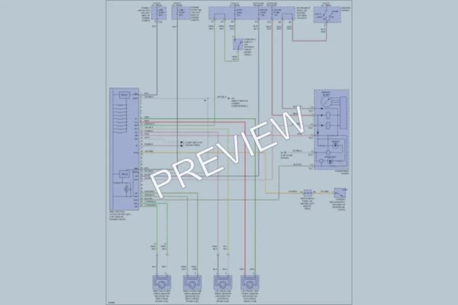 2004 Scion xA Anti Lock Brakes wiring diagram preview