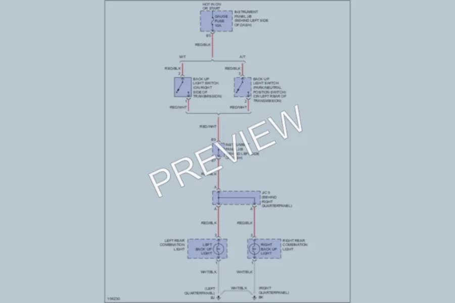 2004 Scion xB Exterior Lights wiring diagram preview