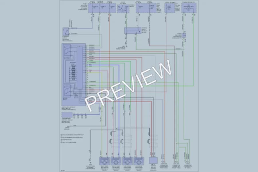 2004 Subaru Baja Anti Lock Brakes wiring diagram preview