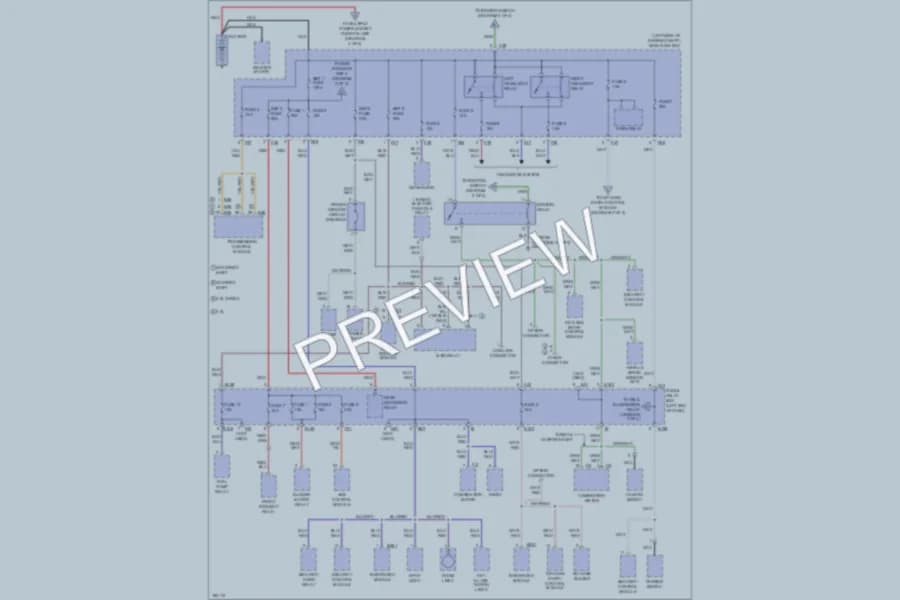 2004 Subaru Baja Power Distribution wiring diagram preview