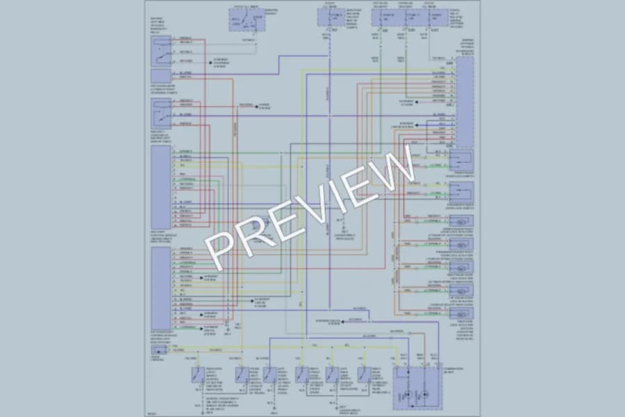 2004 Subaru Impreza Anti Theft wiring diagram preview