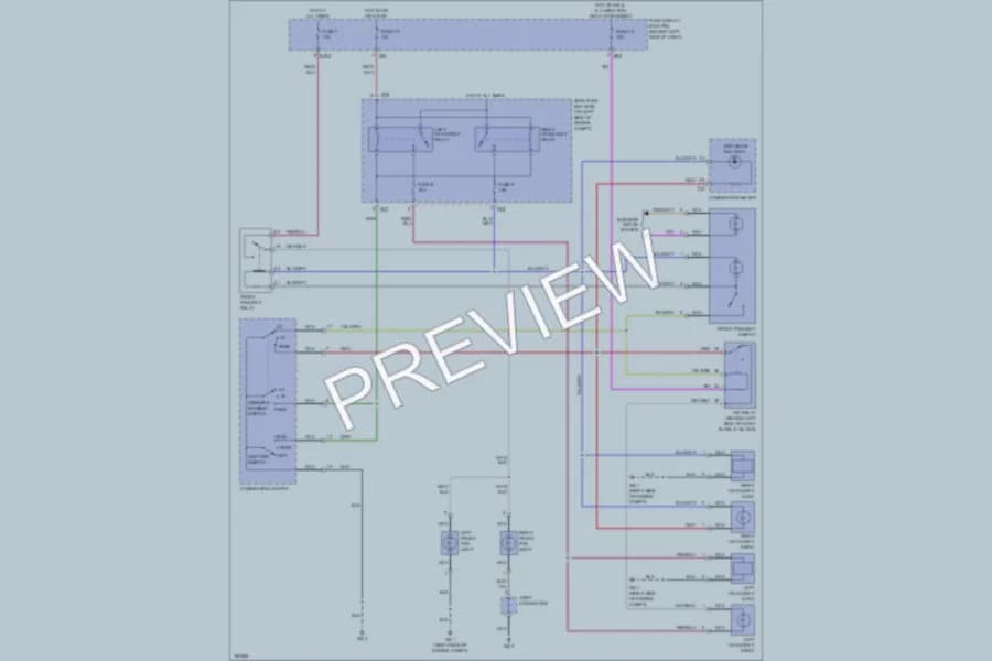 2004 Subaru Impreza Headlights wiring diagram preview
