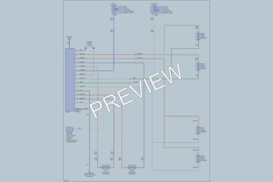 2004 Subaru Impreza Radio wiring diagram preview