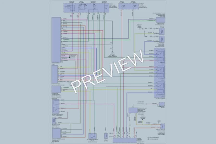 2004 Subaru Legacy Air Conditioning wiring diagram preview