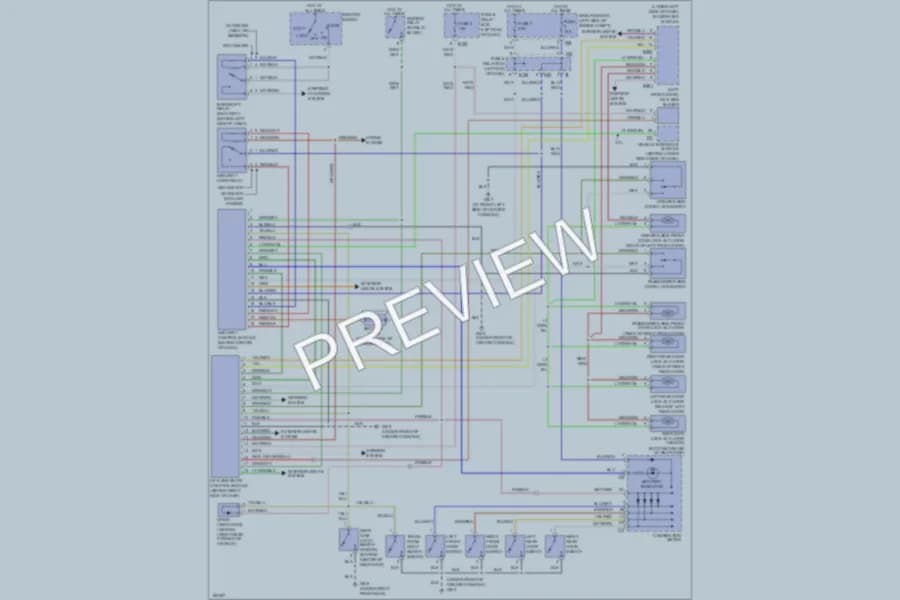2004 Subaru Legacy Anti Theft wiring diagram preview