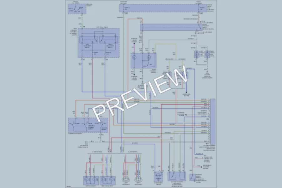 2004 Subaru Outback Headlights wiring diagram preview