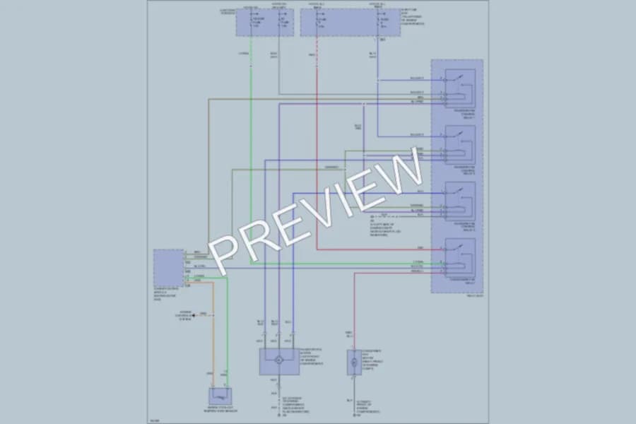 2004 Suzuki Aerio Cooling Fan wiring diagram preview