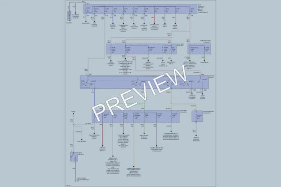 2004 Suzuki Aerio Power Distribution wiring diagram preview