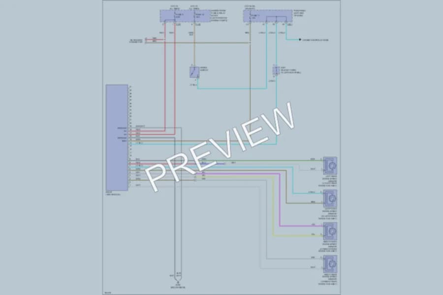 2004 Suzuki Forenza Anti Lock Brakes wiring diagram preview