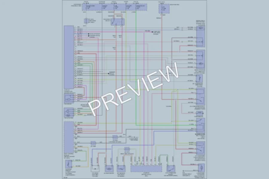 2004 Suzuki GrandVitara Air Conditioning wiring diagram preview