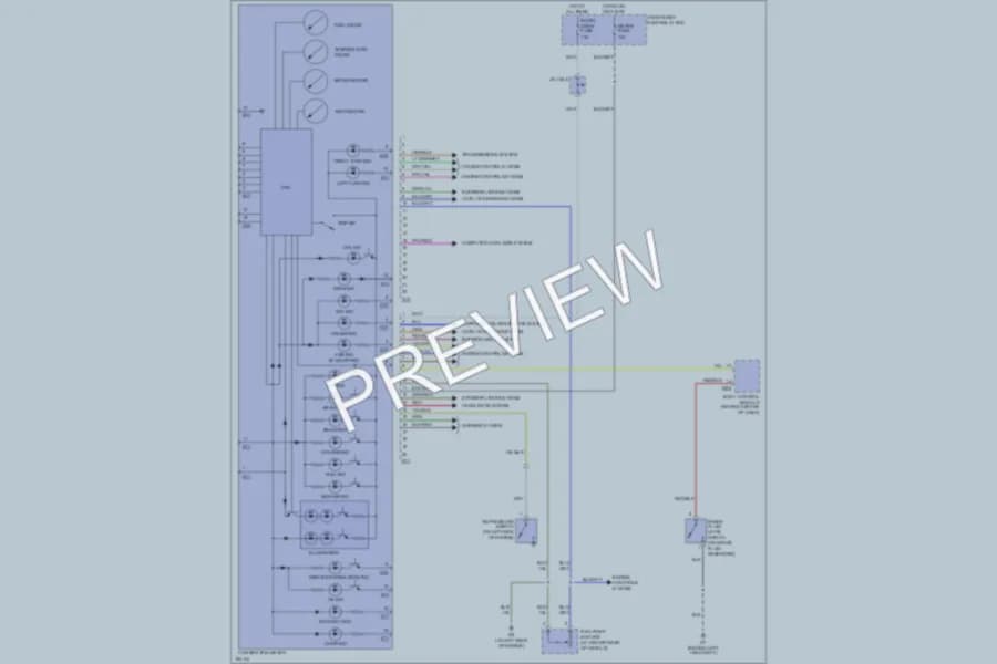 2004 Suzuki GrandVitara Instrument Cluster wiring diagram preview
