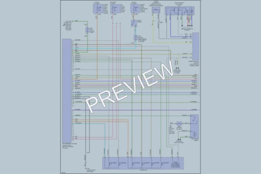2004 Suzuki Verona Transmission wiring diagram preview