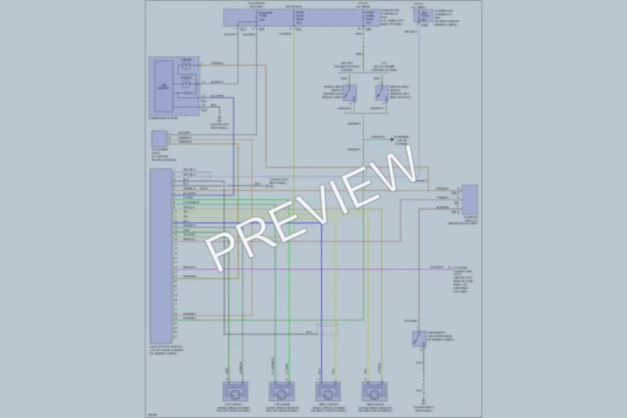 2004 Suzuki VitaraV6 Anti Lock Brakes wiring diagram preview
