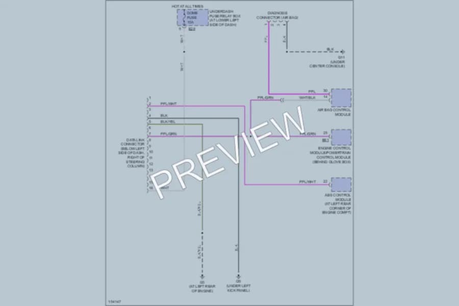 2004 Suzuki VitaraV6 Computer Data Lines wiring diagram preview