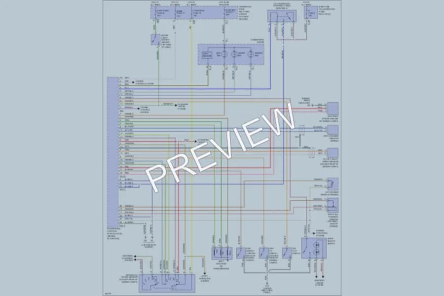 2004 Suzuki VitaraV6 Transmission wiring diagram preview