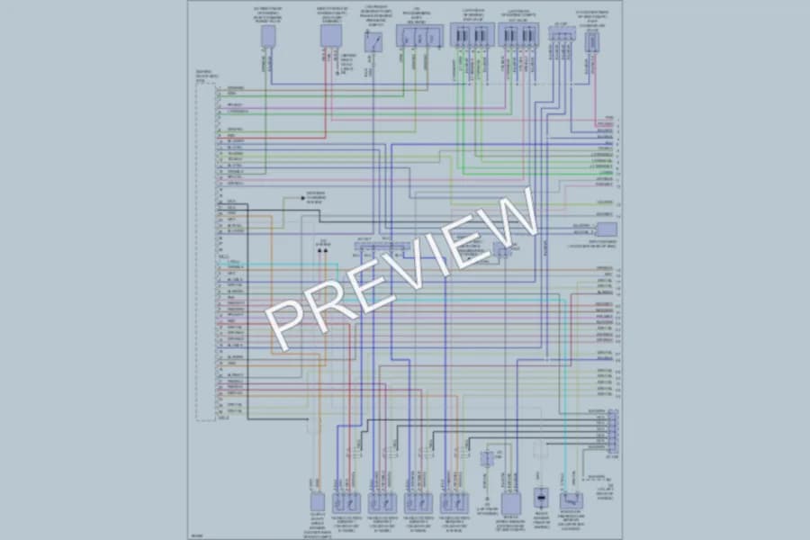 2004 Suzuki XL7 Engine Performance wiring diagram preview
