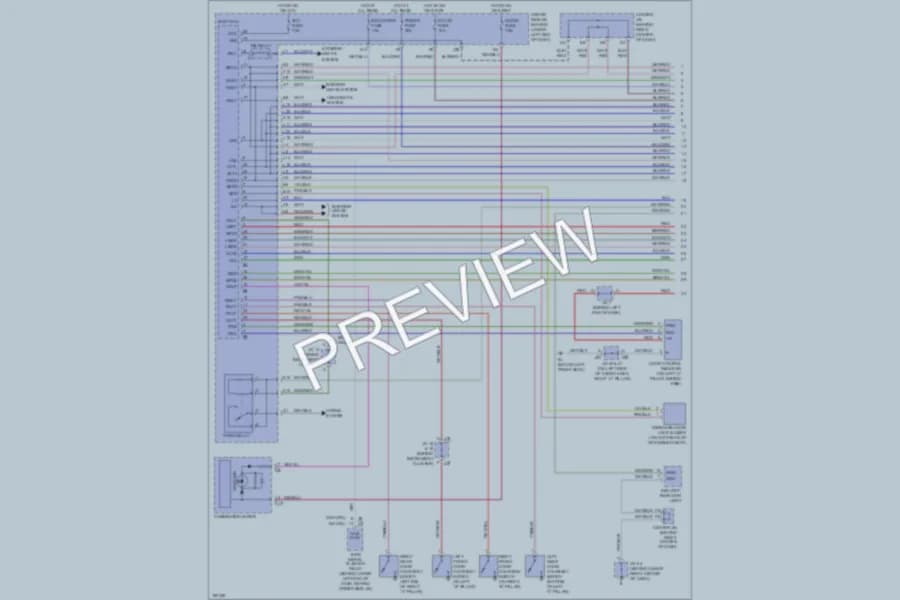 2004 Toyota 4Runner Anti Theft wiring diagram preview