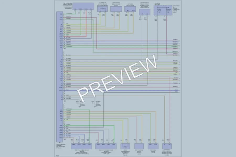 2004 Toyota 4Runner Supplemental Restraints wiring diagram preview