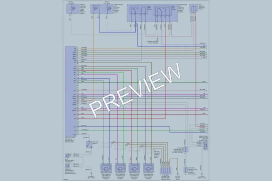 2004 Toyota Avalon Anti Lock Brakes wiring diagram preview