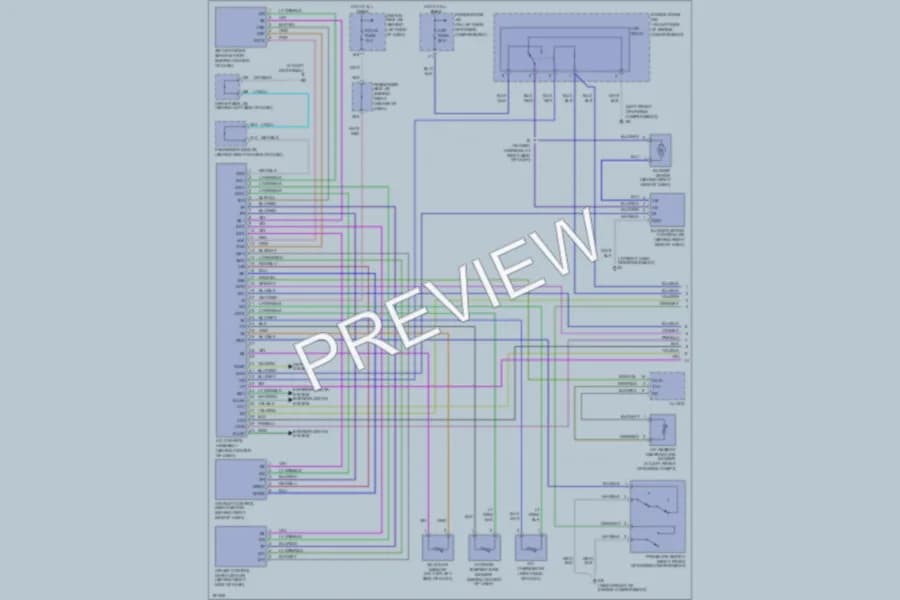 2004 Toyota Camry Air Conditioning wiring diagram preview
