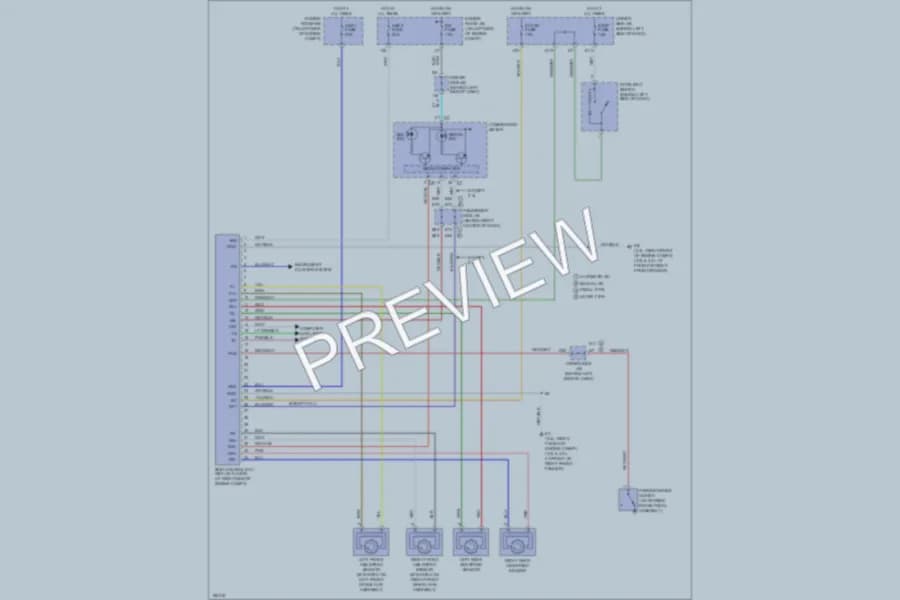 2004 Toyota Camry Anti Lock Brakes wiring diagram preview