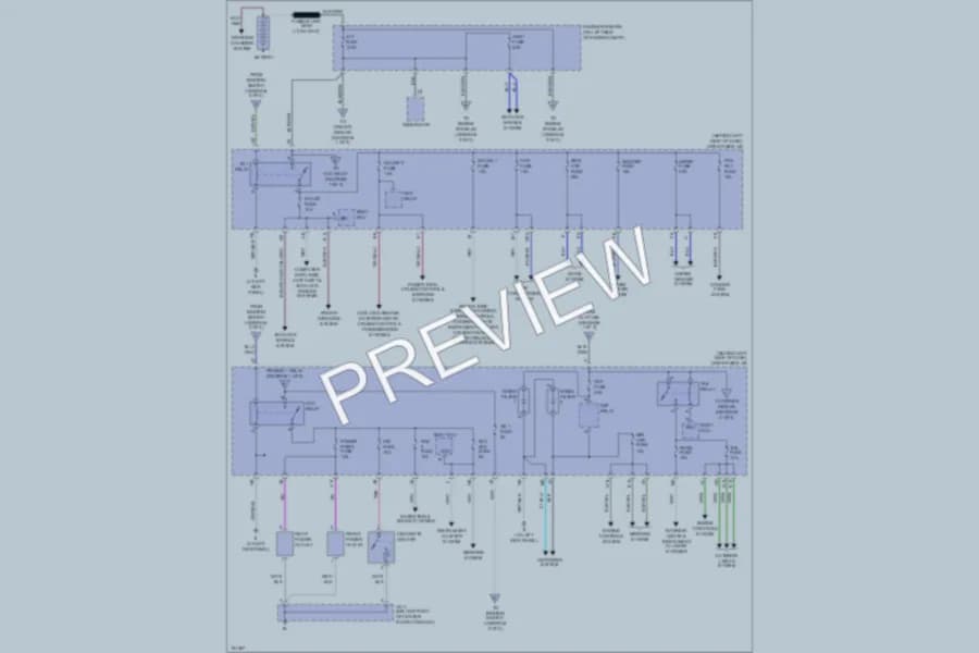 2004 Toyota Camry Power Distribution wiring diagram preview