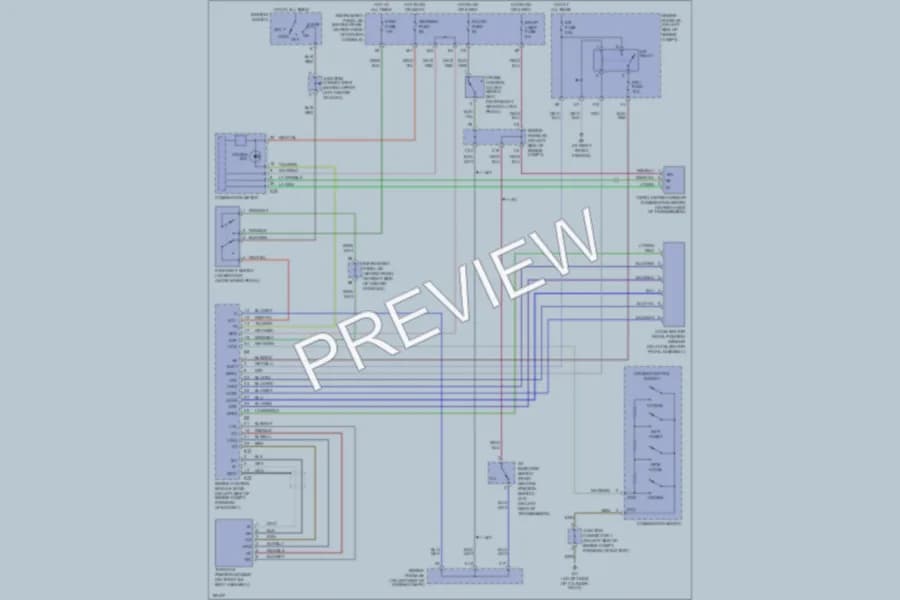 2004 Toyota Celica Cruise Control wiring diagram preview