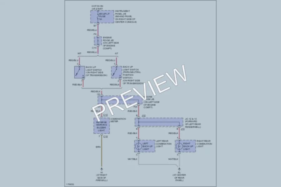 2004 Toyota Celica Exterior Lights wiring diagram preview
