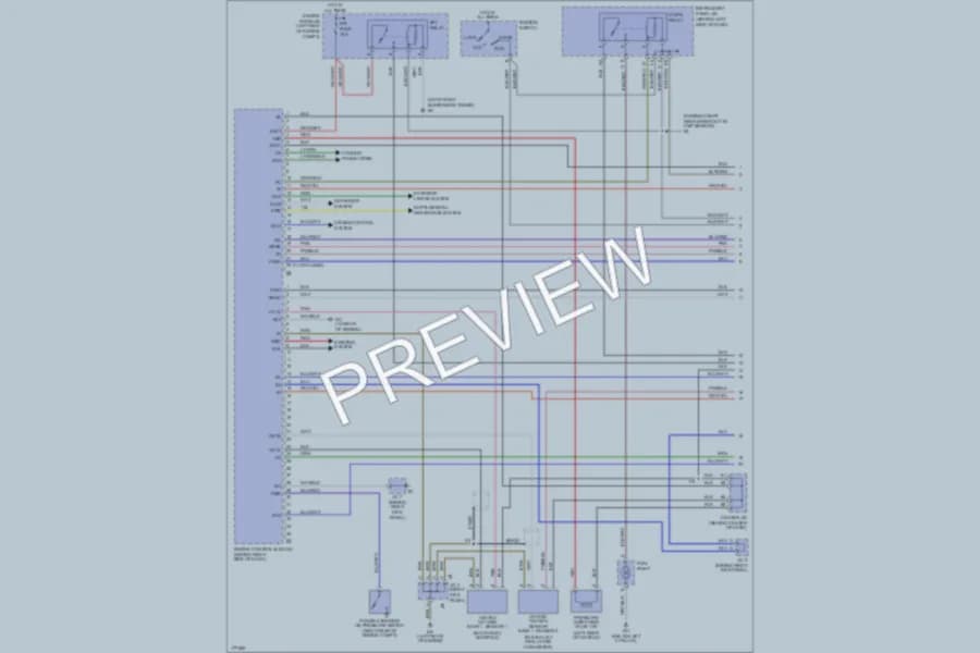 2004 Toyota Corolla Engine Performance wiring diagram preview